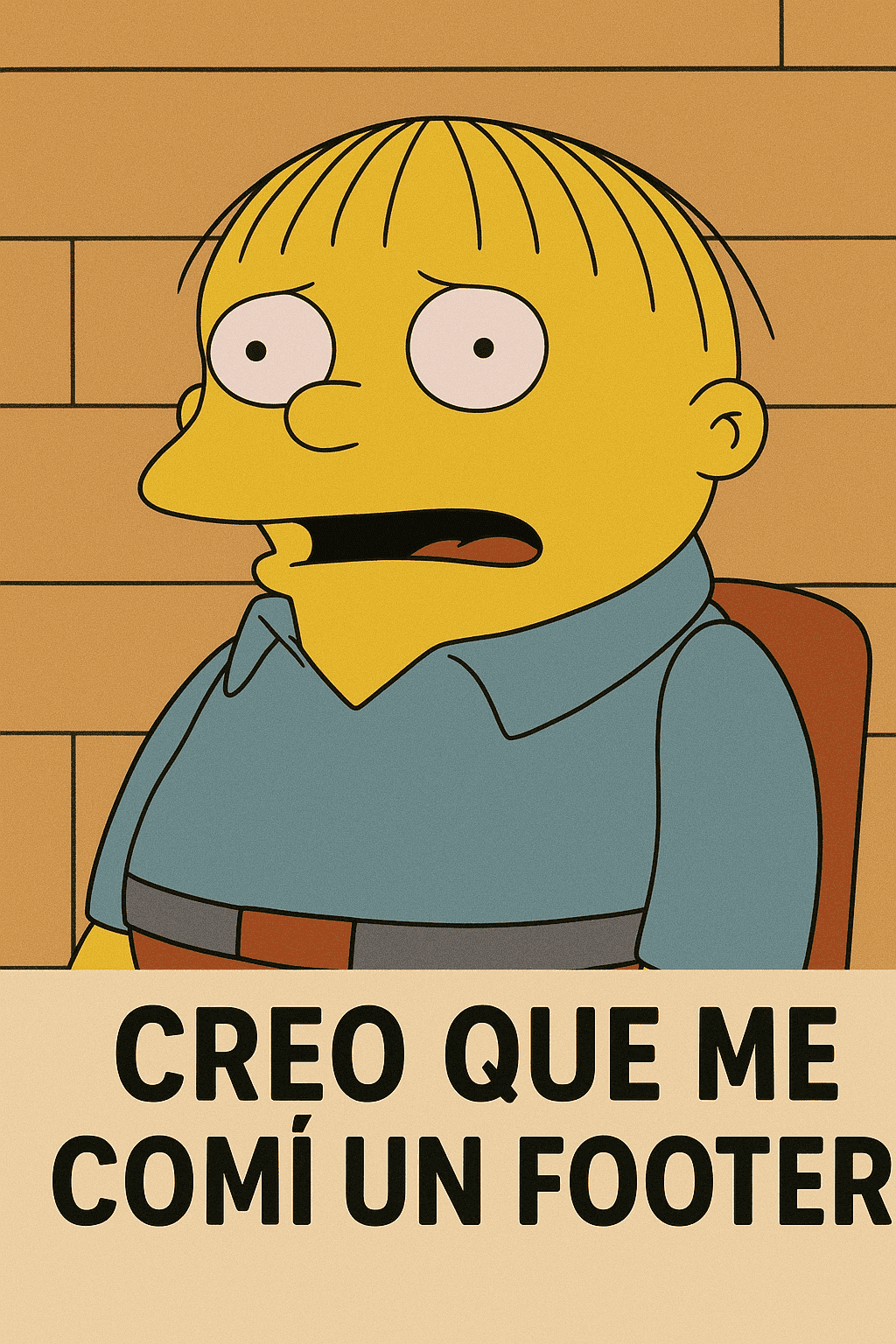 Rafa sale dicciendo que se comió el footer
